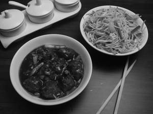 Non-veg Manchurian Noodle Combo