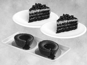 Chco Chips Pastry [2 Pieces] With Choco Lava Cake [2 Pieces][Online]