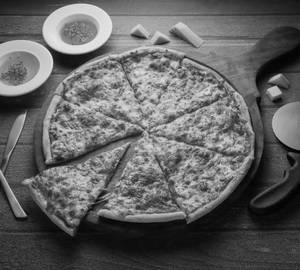 Double cheese pizza -