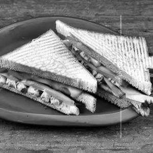 Veg cheese sandwich [grilled]