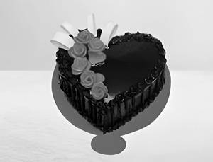 Chocolate Walnut Heart