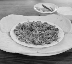 Chettinad Chicken Shawarma Plate
