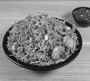 Chicken Triple Fried Rice