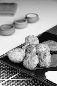 Veg fry momos
