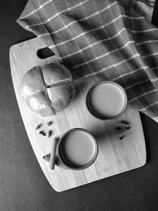 Cheese Butter Maska Bun + Masala Chai