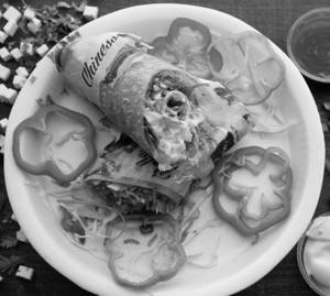 Cheese Aloo Kathi Roll
