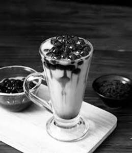 Iced Butterscotch Boba Shake