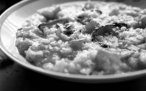 Creamy Chicken Arborio Risotto With Mushrooms,Veggies