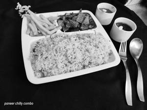PANEER CHILLY COMBO (WITH RICE)