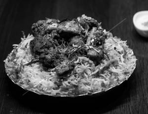 Chicken Fry Biryani (kadai fry)