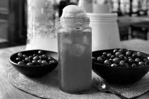 Cranberry Icecream Soda