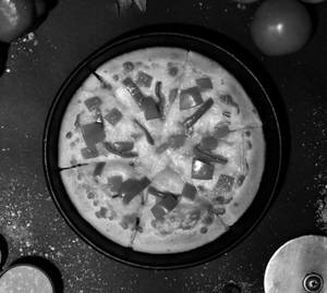 Veggie delight pizza