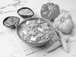 Macaroni Pasta Paneer All Veggies With Cheese