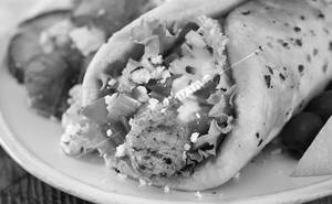 Egg Cheese Paneer Roll