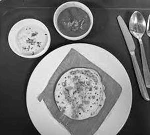 Coconut Uttappam (butter & Cheese)