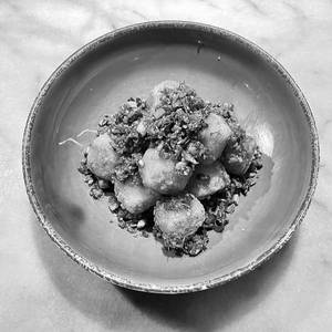 Crispy Golden Garlic Tofu