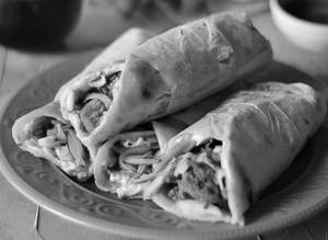 Double Egg Chicken Roll