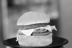 Double Down Cheese Veg Burger