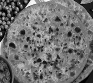 Matar paratha
