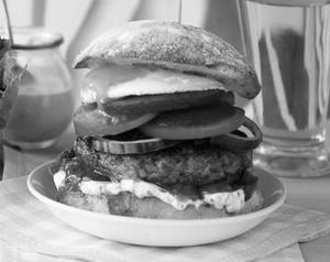 Egg burger