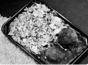 Fried Rice Gravy Manchurian Combo