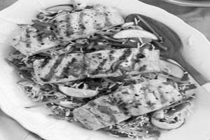 Grilled Fish With Sauteed Veggies