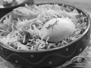Egg Hyderabadi Dum Biryani