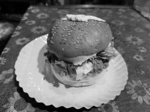 Premium Fried Chicken Burger