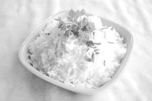 Steamed rice