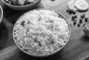 Plain rice                        