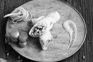 Tandoori Paneer Wrap + Cold Coffee 
