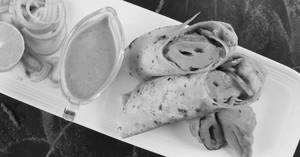 Soya Chaap Tikka Roll