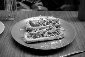 Masala Baked Beans Toast