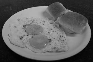 Double Egg Half Fry
