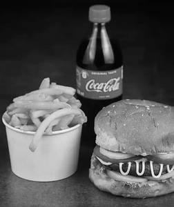 Veg Burger+french Fries+coke