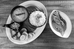 Sorshe Pabda Thali