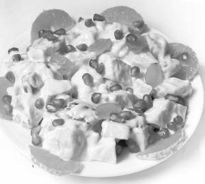 Fruit cream salad