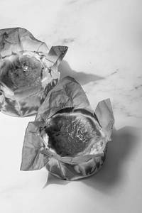 Basque Cheesecake - Eggless