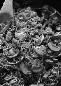 Mushroom noodles