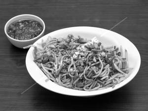 Chicken Burnt Garlic Noodles Full
