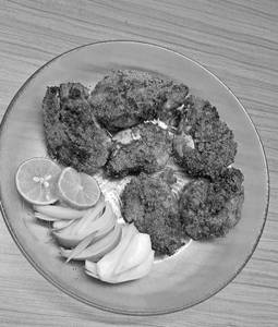 Prawn Masala Rawa Fry