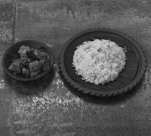 Basmati Pulao[750ml]  + Gandharaj Chicken