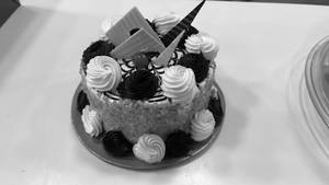 Butter Scotch Chocolate Cake Eggless