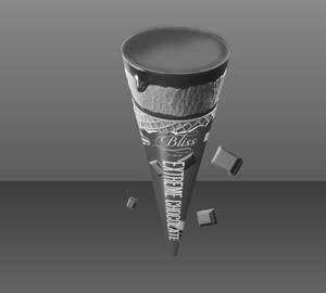 Extreme Chocolate Bliss Ice Cream Cone [120 Ml]