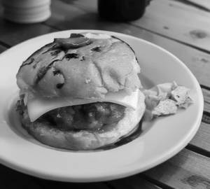 Schezwan Cheese Burger