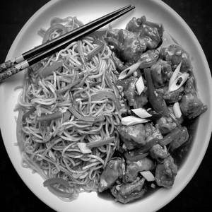 Chicken Manchurian Noodles