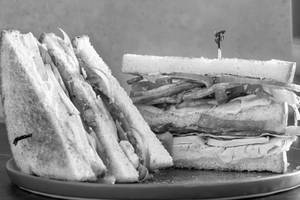 Vegetables Club Sandwich