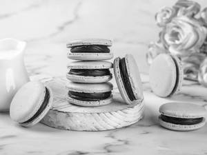 Dark Chocolate Macaron