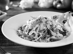 Fettuccine Aglio Olio Pasta Veg