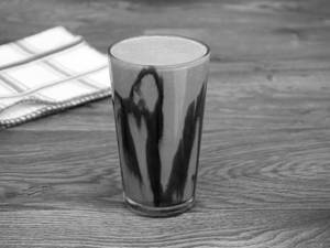 Chocolate Milkshake with Ice Cream
